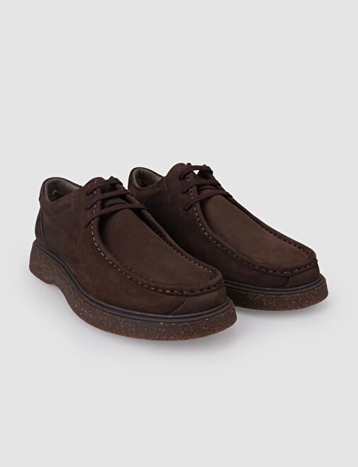 Cabani Ayakkabı Kahverengi Erkek Nubuk Günlük Ayakkabı 121505M - Görsel 3