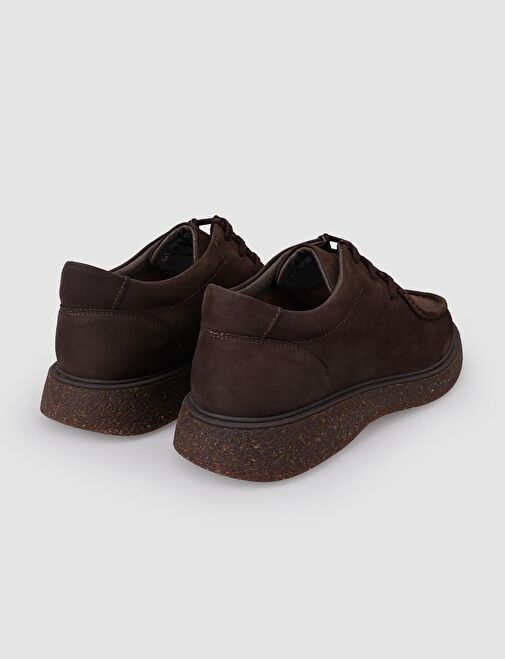 Cabani Ayakkabı Kahverengi Erkek Nubuk Günlük Ayakkabı 121505M - Görsel 4