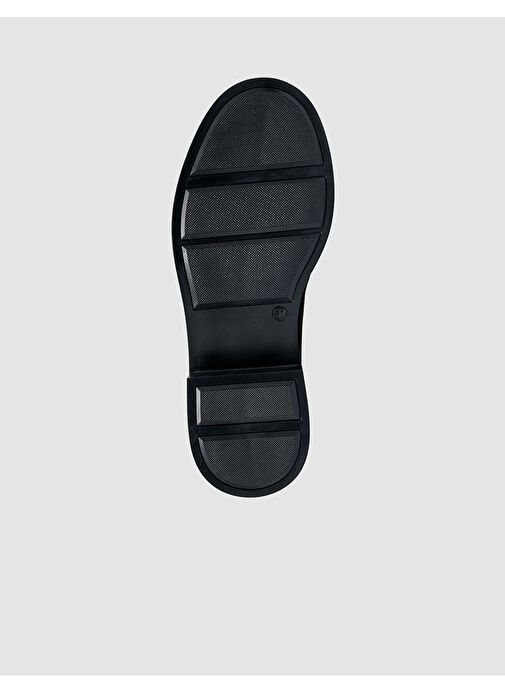 %100 Hakiki Deri Bordo Açma Kadın Günlük Ayakkabı - Görsel 9