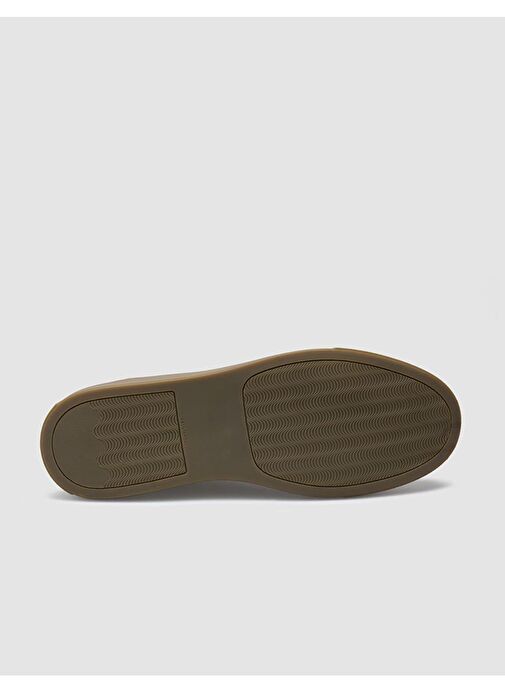 %100 Hakiki Deri Kahverengi Kroko Erkek Spor Ayakkabı - Görsel 6