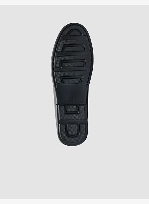 %100 Hakiki Deri Lacivert Toka Detaylı Erkek Loafer - Görsel 9