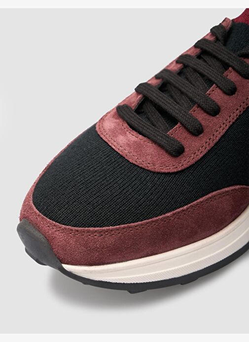 Triko Bordo Bağcıklı Erkek Spor Ayakkabı - Görsel 8