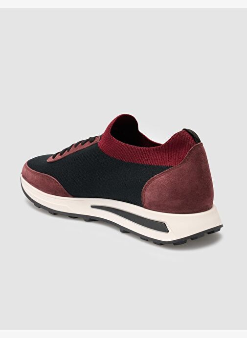 Triko Bordo Bağcıklı Erkek Spor Ayakkabı - Görsel 6