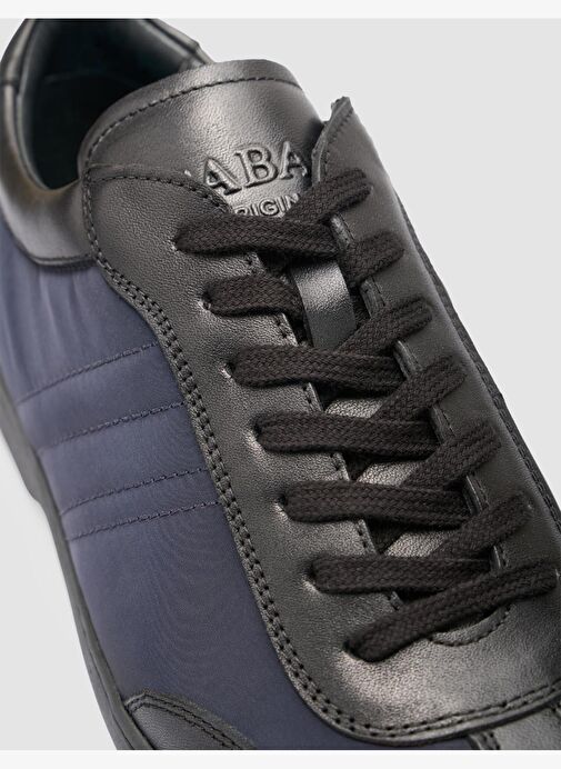 %100 Hakiki Deri Siyah Erkek Günlük Ayakkabı - Görsel 7