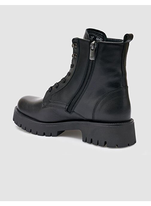 Cabani Ayakkabı Siyah Kadın Deri Postal 127639 - Görsel 6