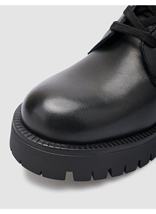 Cabani Ayakkabı Siyah Kadın Deri Postal 127639 - Görsel 8