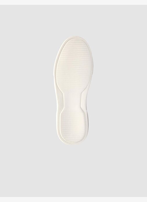 %100 Hakiki Deri Beyaz Erkek Sneaker - Görsel 9