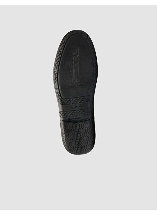%100 Hakiki Deri Siyah Erkek Loafer - Görsel 9