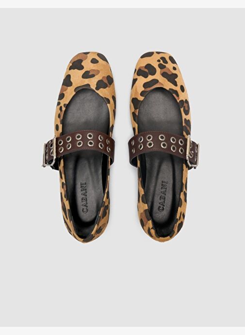 %100 Hakiki Deri Taba Kadın Babet - Görsel 6