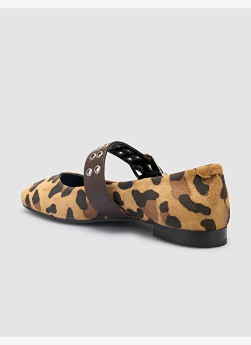 %100 Hakiki Deri Taba Kadın Babet - Görsel 7