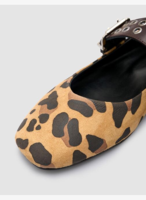 %100 Hakiki Deri Taba Kadın Babet - Görsel 9