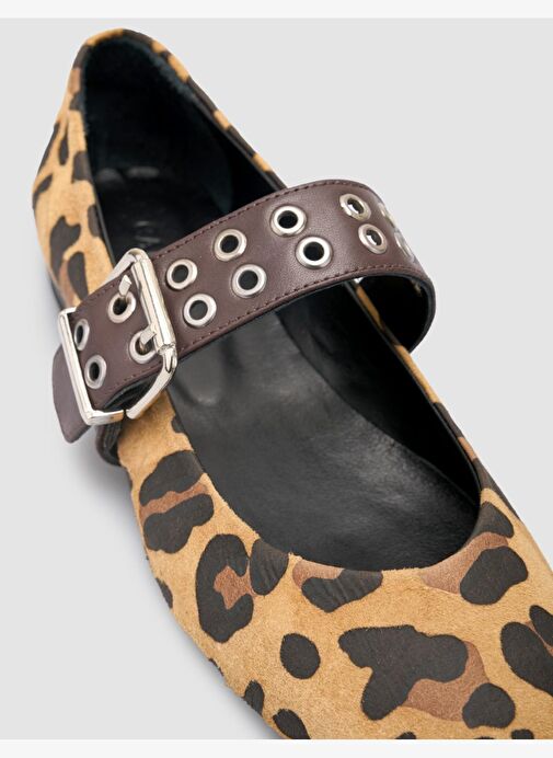 %100 Hakiki Deri Taba Kadın Babet - Görsel 8