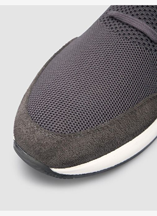 Triko Gri Bağcıklı Erkek Spor Ayakkabı - Görsel 8