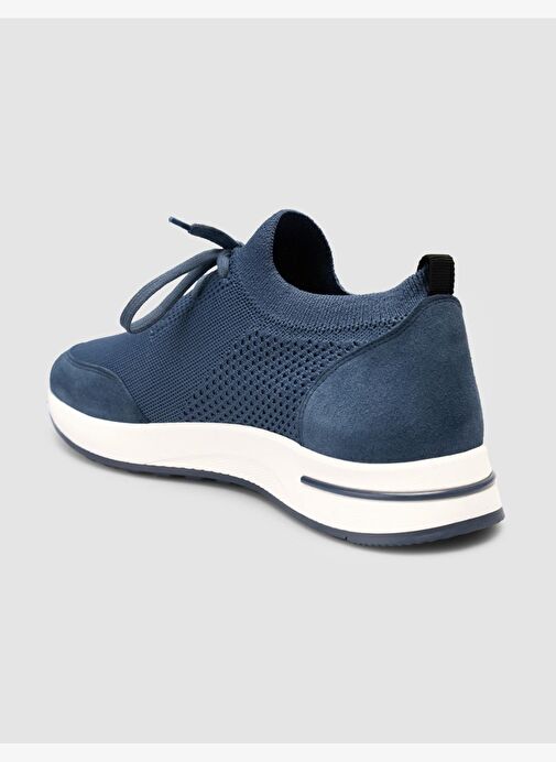 Triko Mavi Bağcıklı Erkek Spor Ayakkabı - Görsel 6