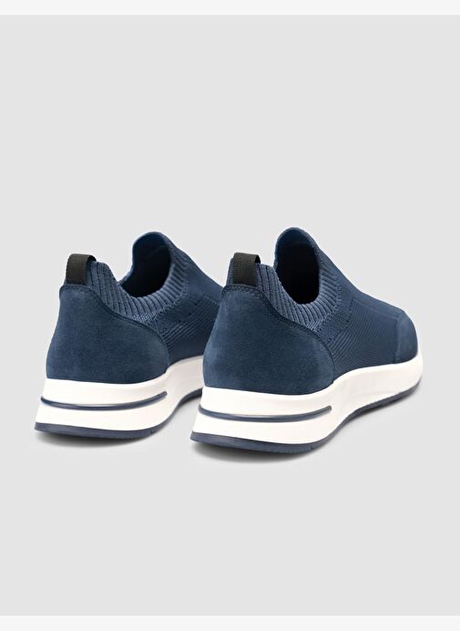 Triko Mavi Erkek Spor Ayakkabı - Görsel 4