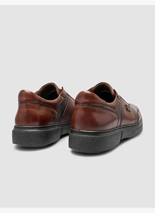 Cabani Hakiki Deri Kahverengi Erkek Spor Ayakkabı - Görsel 4