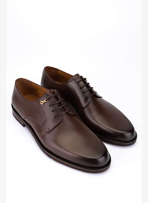 Tamer Tanca Erkek Hakiki Deri Kahverengi Casual Ayakkabı - Görsel 3