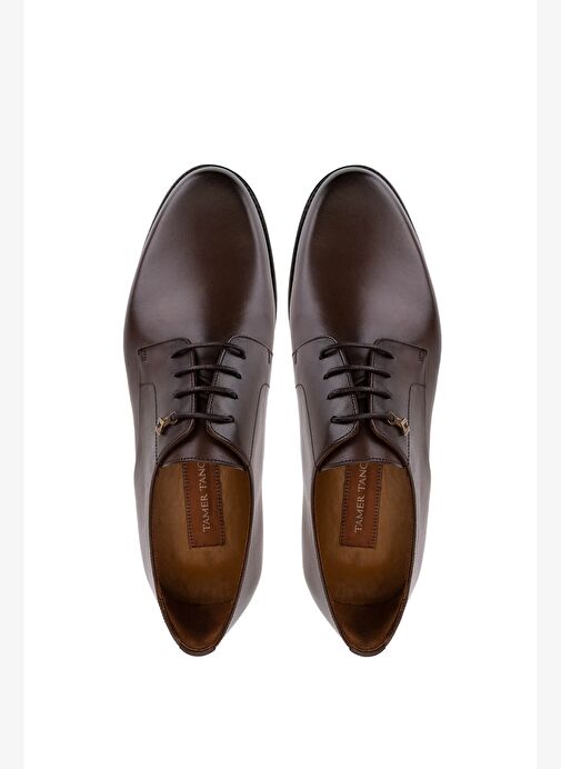 Tamer Tanca Erkek Hakiki Deri Kahverengi Casual Ayakkabı - Görsel 6