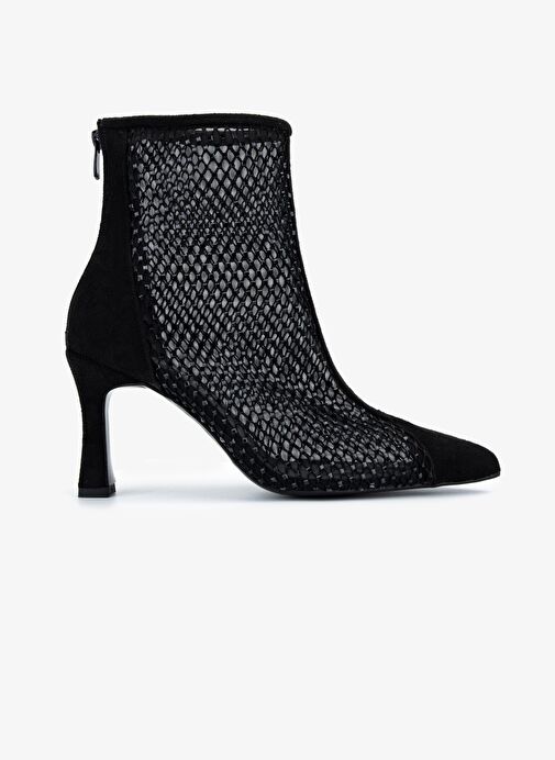 Valmenti Kadın Hakiki Deri Siyah Topuklu Bot - Görsel 2