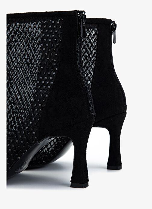 Valmenti Kadın Hakiki Deri Siyah Topuklu Bot - Görsel 5