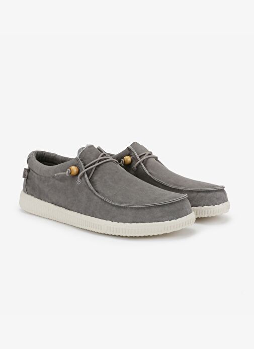 Walk In Pitas WP150 Wallabi Washed Gris Erkek Ayakkabı - Görsel 4