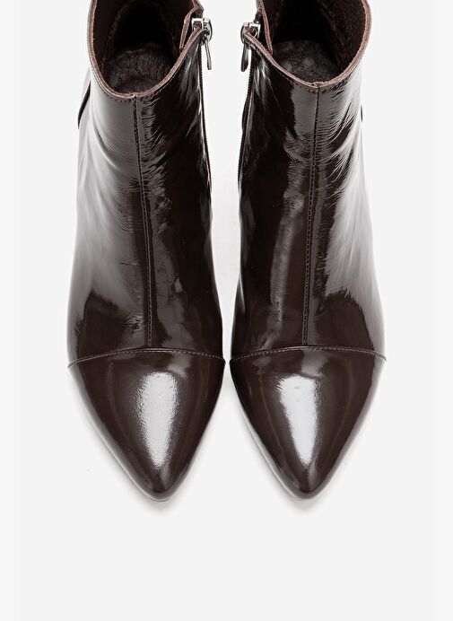 Luvi Shoes Luvi Shoes Belirsiz GAEL Kahverengi Kırışık Rugan Hakiki Deri Kadın Kalın Topuklu Bot Boyner'de! Belirsiz - 3. görsel