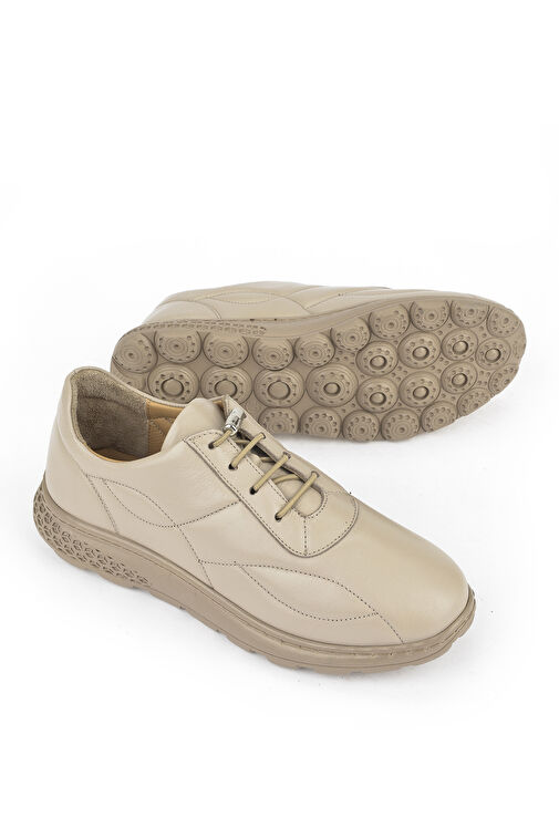 Ziya, Kadın Hakiki Deri Sneaker 143992ZN2004 Buz - Görsel 3