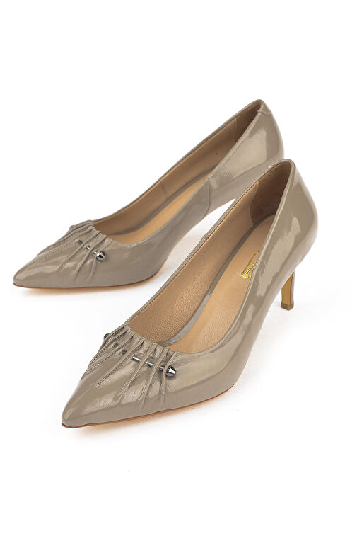 Ziya, Kadın Hakiki Deri Topuklu Ayakkabı 1511030Z2544 Kum - Görsel 8