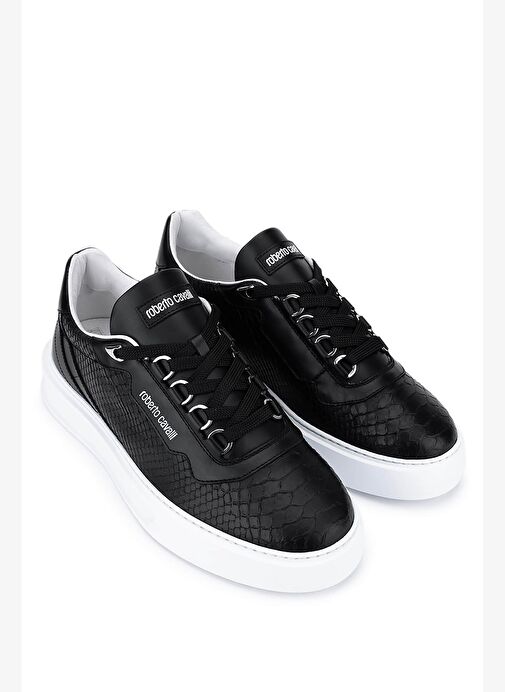 Roberto Cavalli Erkek Hakiki Deri Sneakers & Spor Ayakkabı - Görsel 3