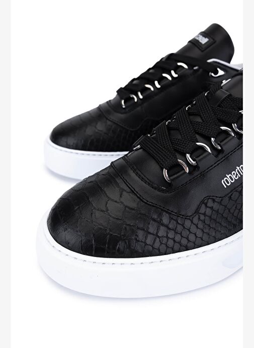 Roberto Cavalli Erkek Hakiki Deri Sneakers & Spor Ayakkabı - Görsel 4