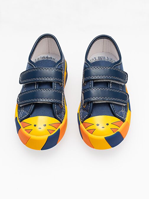 Tiger Cırtlı Kanvas Ortopedik Sneakers - Görsel 4