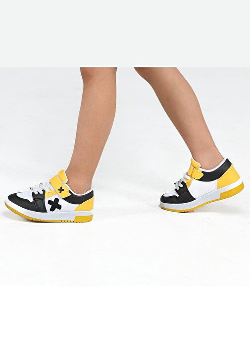Casa Sarı Siyah Unisex Çocuk Sneakers - Görsel 4