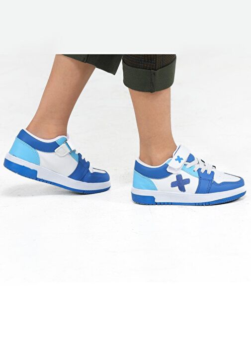 Casa Mavi Beyaz Erkek Çocuk Sneakers - Görsel 2