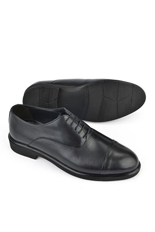 Ziya, Erkek Hakiki Deri Klasik Ayakkabı 15148Z134 Siyah - Görsel 4