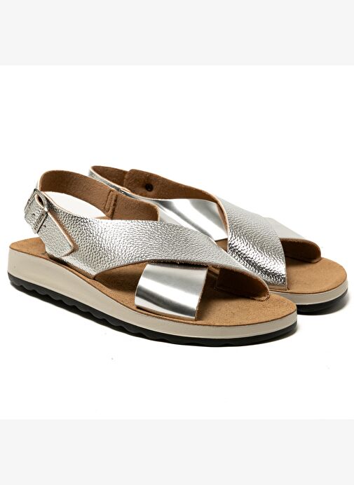 T4 429 FE Kadın Sneaker ( Günlük) 77 G61 ZC Fly Flot Sandal 6331-Silver - Görsel 6