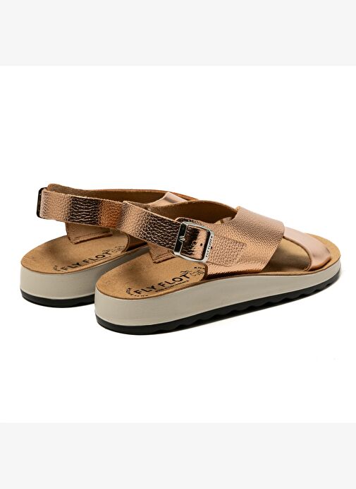 T4 429 FE Kadın Sneaker ( Günlük) 77 G61 ZC Fly Flot Sandal 6488-Dark Gold - Görsel 6