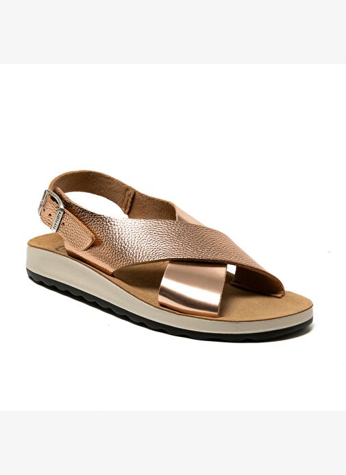 T4 429 FE Kadın Sneaker ( Günlük) 77 G61 ZC Fly Flot Sandal 6488-Dark Gold - Görsel 3