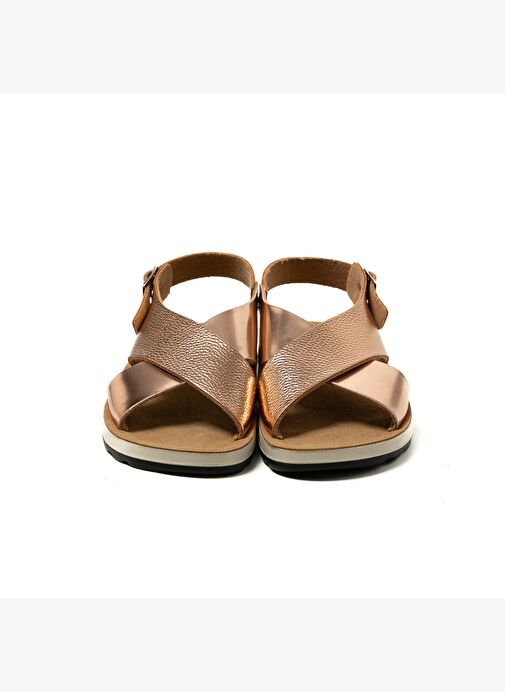 T4 429 FE Kadın Sneaker ( Günlük) 77 G61 ZC Fly Flot Sandal 6488-Dark Gold - Görsel 5