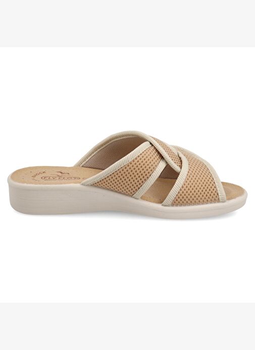 Kadın Terlik 83 G93FE Fly Flot Slipper 6009- Beige - Görsel 2