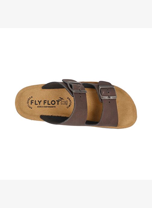 Erkek Terlik 78 171 4C Fly Flot Slipper CASUAL 2507-Dark Brown - Görsel 4