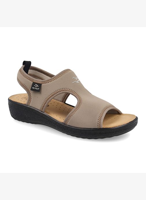 Kadın Sandalet 55 E71 LB Fly Flot Sandal 2004-Taupe - Görsel 2