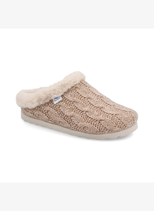 Kadın Terlik/ Panduf ( Ev ) B3 W64 UZ Fly Flot CLOTH WOMAN SLIPPER 6009-Beige - Görsel 2