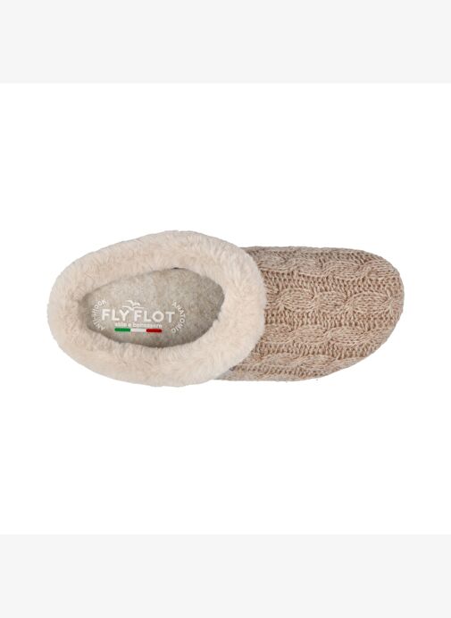 Kadın Terlik/ Panduf ( Ev ) B3 W64 UZ Fly Flot CLOTH WOMAN SLIPPER 6009-Beige - Görsel 4