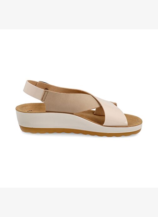 Kadın Sandalet 42 G61 3C Fly Flot Sandal TRENDY 6309-Beige - Görsel 5