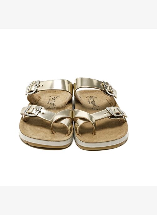 T4 429 FE Kadın Terlik ( Günlük) 77 J68 ZC Fly Flot Slipper 6330-Gold - Görsel 5