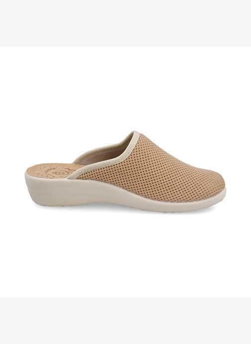 Kadın Terlik T4 368 FE Fly Flot Slipper FRESH CLASSIC 6009-Beige - Görsel 5