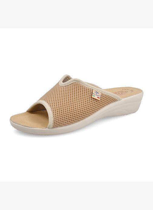 Kadın Terlik T4 429 FE Fly Flot Slipper FRESH CLASSIC 6009- Beige - Görsel 2