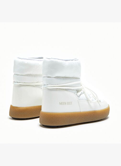 Kadın Bot (Kar) 24500800-002 Moon Boot Ltrack Low Nylon Wp White - Görsel 3