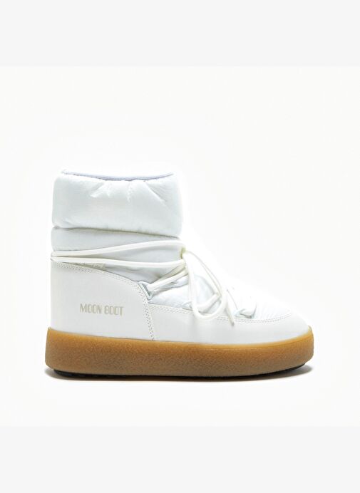 Kadın Bot (Kar) 24500800-002 Moon Boot Ltrack Low Nylon Wp White - Görsel 2