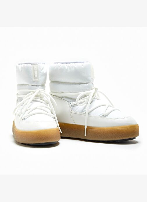 Kadın Bot (Kar) 24500800-002 Moon Boot Ltrack Low Nylon Wp White - Görsel 4